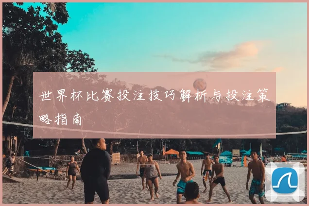世界杯比赛投注技巧解析与投注策略指南